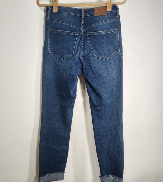 Madewell Women's Blue Mid-Risw Skinny Jeans - Picture 2 of 8